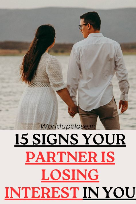 Love is a beautiful journey filled with highs and lows, but what happens when you start feeling like your partner might be losing interest? It's a challenging and often heart-wrenching situation. In this guide, we'll uncover the subtle yet crucial signs that might indicate your partner's waning affection. Understanding these signals can be a vital step in navigating your relationship's path. Each Other, Losing Interest, Dating Ideas, Life Partners, Long Term Relationship, What Happens When You, Say Anything, Feeling Loved, How To Know