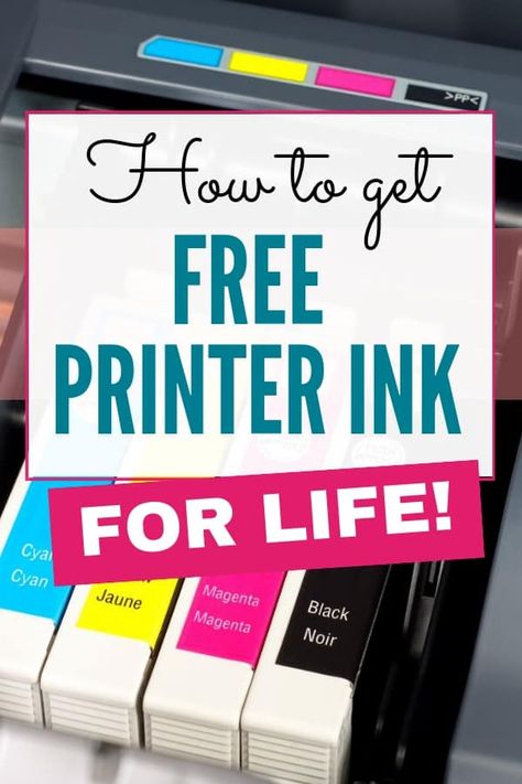 How to Print Free For Life! Learn how to get free printer ink for life. Printer Ink Hack, Printer Hacks, Get Free Stuff Online, Couponing For Beginners, Freebies By Mail, Free Samples By Mail, Printer Cartridge, Stuff For Free, Free Stuff By Mail