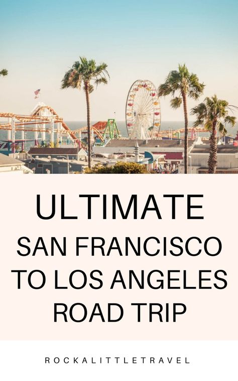 This SF to LA road trip covers one of the most beautiful stretches of highway on the planet. You’ll get to experience stunning Pacific Coast views the entire way, complete with rocky shorelines and incredible sunsets. #california Los Angeles Road Trip, Humboldt Redwoods State Park, Sea To Sky Highway, California Road Trip Itinerary, San Simeon, Monterey Bay Aquarium, Carmel By The Sea, Pismo Beach, Pacific Coast Highway