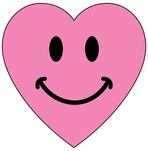 Heart Smiley Face - ClipArt Best Heart Face Wallpaper, Smiley Face Clipart, Cute Illustration Art, Heart Smiley Face, Smiley Face Images, Kaws Painting, Heart Smiley, Daisy Drawing, Face Clipart