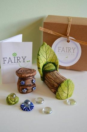 Faerie Garden, Fairy Garden Gifts, Fairy Bedroom, Fairy Garden Kit, Fairy Garden Furniture, Clay Fairy House, Polymer Clay Fairy, Themed Rooms, Fairy House Diy