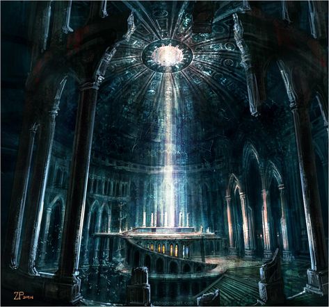 Ancient Temple Location Inspiration, Fantasy Setting, Fantasy Places, Fantasy Art Landscapes, Environment Concept Art, Fantasy Inspiration, Sci Fi Art, Fantasy Artwork, Fantasy Landscape