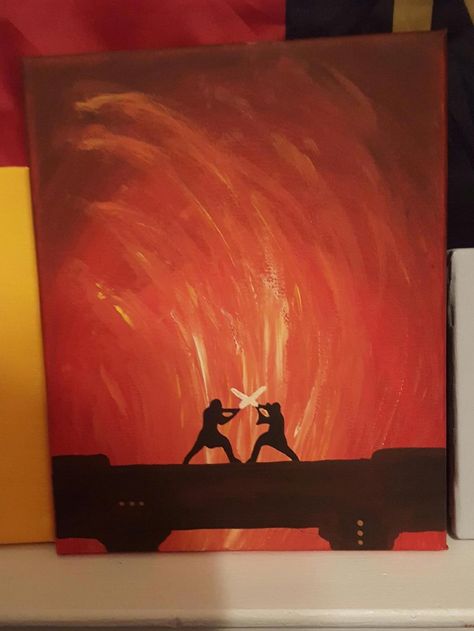 Star Wars Mini Canvas Paintings, Abstract Star Wars Art, Flash Painting Canvases, Star Wars Painting Acrylic, Easy Star Wars Painting Ideas, Star Wars Painting For Boyfriend, Star Wars Artwork Draw, Star Wars Spray Paint Art, Star Wars Art Simple