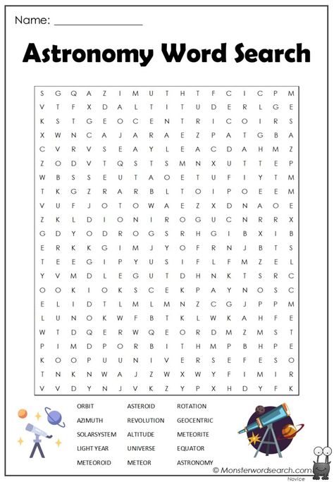 awesome Astronomy Word Search Astronomy Worksheets High School, Astronomy Coloring Pages, Astronomy Worksheets, Astronomy Games, Substitute Activities, Toki Pona, 2024 Word, Solar System Lessons, Science Word Search