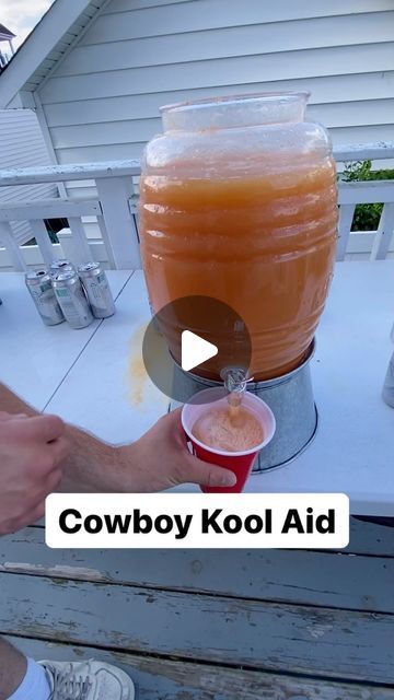 Ryan on Instagram: "Cowboy Kool Aid! With @liqurehq Cheers Bro! 🎬: @jakedbailey  Special Guest: @brendanjtedaldi   Recipe: Everclear Pink Lemonade Mix Orange Juice Beer  MORE BEER  #reels #cowboy #koolaid #reelsinstagram" Cowboy Koolaid Recipe, Beer Reels, Homemade Cocktails, Kool Aid, Pink Lemonade, Orange Juice, Mixed Drinks, Special Guest, Lemonade