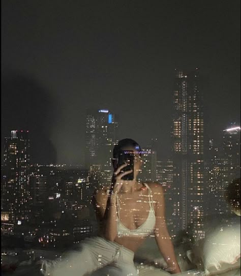 City At Night, At Night, Cityscape, Roof, The City, A Woman, On Instagram, Instagram