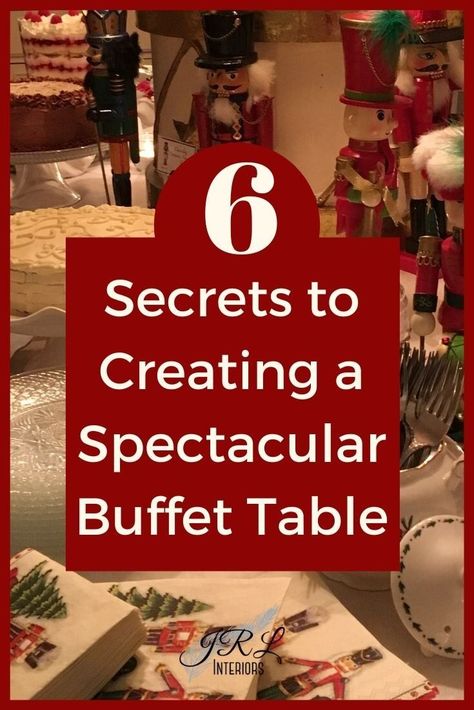 Setting Buffet Table Party Ideas, Christmas Decorations For Buffet Table, How To Display Silverware At A Buffet, Buffet Bread Display, Food Buffet Decorating Ideas, Hot Food Buffet Display, Mexican Christmas Buffet Ideas, How To Decorate A Food Table For A Party, Kitchen Island Buffet Set Up Christmas