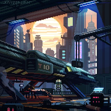 Work With A View, Retro Games Wallpaper, Graphics Game, Spaceship Interior, Pixel Art Background, Pixel Art Tutorial, Arte 8 Bits, 8bit Art, Starship Design