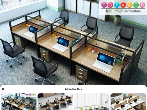 Offices Designs, Modern Office Design Inspiration, Office Layout Plan, Open Office Design, Office Furniture Layout, Cubicle Design, Small Office Design Interior, Coworking Space Design, Productive Home Office