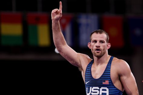 Olympics: 'Magic Man' David Taylor secures dramatic USA gold David Taylor Wrestling, Usa Wrestling, David Taylor, Big Magic, Magic Man, World Cup Winners, Pan American, Big Ten, Olympic Champion