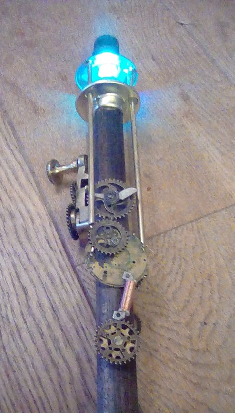 Steampunk Walking Cane, Steampunk Cane, Steampunk Creations, Steampunk Items, Mlp Ocs, Steampunk Stuff, Steampunk Crafts, Walking Cane, Steampunk Costume