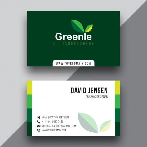 Green Business Card Design, Calendar Design Layout, White Business Card Design, Green Business Card, Meeting Planning, Paving Pattern, Corporate Business Card Design, Visit Card, Blue Business Card