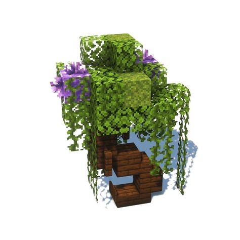 Minecraft Stair Ideas Outside, Minecraft Composter Design, Minecraft Armor Stand Display Ideas, Minecraft Outdoor Builds, Minecraft Yard Decor, Minecraft Outdoor Lighting, Minecraft Oak Tree, Minecraft Little Builds, Minecraft Spruce Builds