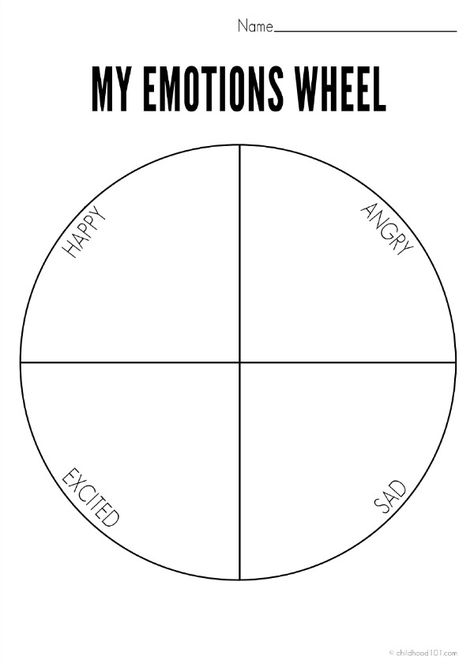 My Emotions Wheel Printable My Emotions Wheel, Emotions Wheel Printable, Emotional Coaching, Social Work Activities, Social Emotional Learning Lessons, Emotions Wheel, Big Emotions, Kids Feelings, Emotions Activities