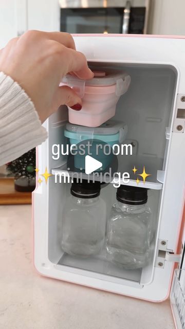 Elaina Zinke on Instagram: "Using my daughter’s mini fridge as a snack station for family we have coming in town this weekend!👌🏻👌🏻 **Everything is linked in my Amazon Storefront (in my bio) under “Mini Fridge” #minifridge #minifridgerestock #snackrestock #guestroom #hostingtips #guestroomideas #snackideas #asmrsounds" Mini Fridge In Bedroom Aesthetic Snacks, Bedroom Mini Fridge Ideas, Mini Fridge Snack Ideas, Montessori Snack Station, Bedroom Snack Station, Bedroom Mini Fridge, Mini Fridge Ideas, Mini Fridge Organization, Mini Fridge In Bedroom Aesthetic