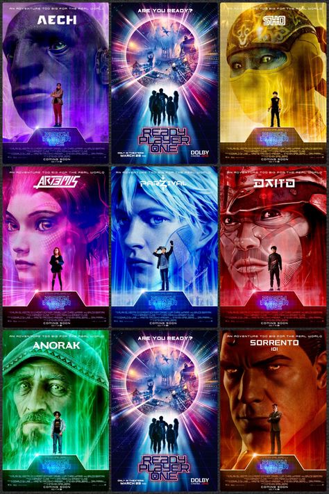 Ready Player One Ready Player One Fan Art, Ready Player One Poster, Ready Player One Characters, Ready Player One Movie, Ready Player Two, Movie World, Ready Player One, Tv Series Online, Player One