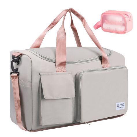 Arrives by Tue, Dec 12 Buy Travel Duffel Bag, Foldable Weekender Bag for Women, Overnight Bag with Shoe Compartment, Waterproof Shoulder Sports Tote Gym Bag with Toiletry Bag for Hospital Holdalls, Gray at Walmart.com Cheerleading Bags, Womens Weekender Bag, Bag With Shoe Compartment, Womens Gym Bag, Cheer Bag, Travel Duffel Bag, Gym Tote, Sports Bags Gym, Workout Bags