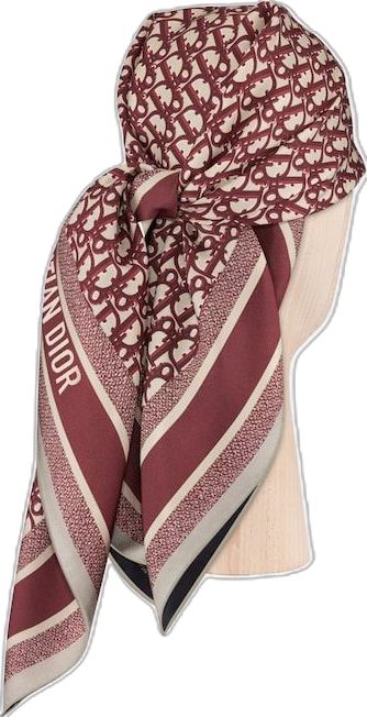 Dior Oblique Diortwin 90 Square Scarf Burgundy and Navy Blue Silk Twill | DIOR Burgundy And Navy Blue, Dior Oblique, Silk Twill, Blue Silk, Square Scarf, Christian Dior, Clutch Bag, Dior, Navy Blue