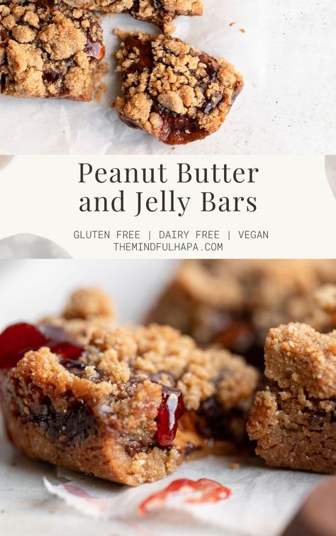 Gluten Free Peanut Butter And Jelly Bars, Uc Diet, Peanut Butter Jelly Bars, Peanut Butter Dough, Peanut Butter Raspberry, Peanut Butter And Jelly Bars, Peanut Butter Crust, Healthy Bakes, Bar Treats