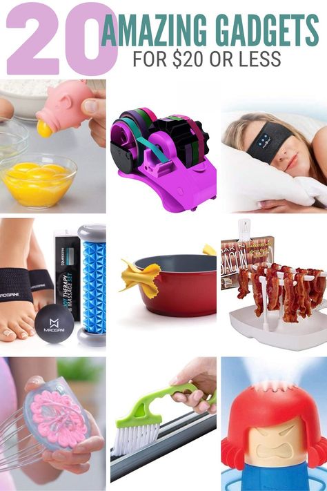 Here's a fun list of cool gadgets that you can buy on a budget of $20 or less. These gadgets are so cool you'll wonder how they can cost so little! #thecraftyblogstalker #bestgadgets #amazongadgets #gadgets Amazon Gadgets Videos 2023, Trending Kitchen Gadgets, Genius Inventions Gadgets, Gadgets That Make Life Easier, Household Gadgets Genius Ideas, Life Hack Gadgets, Cool Products Gadgets, Cool Gadgets Awesome Inventions, Cool Cheap Gadgets