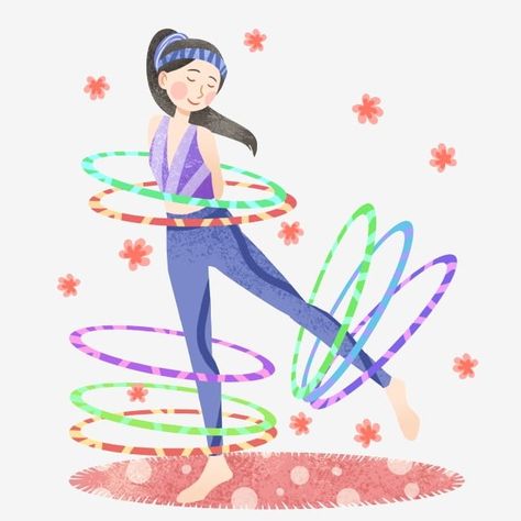 colored hula hoop,cartoon illustration,fitness illustration,sports illustration,physical fitness,exercise,pink stars,exercise clipart,fitness clipart Hula Hoop Illustration, Exercise Clipart, Fitness Clipart, Fitness Illustration, Yoga Background, Fitness Backgrounds, Sports Illustration, Sport Illustration, Hula Hoop