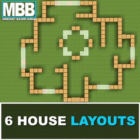 Minecraft Builders Bureau on Instagram: “We haven’t done a house layouts in a little while so here’s some fun designs, which do you want built? . . . . #minecraft #minecraftbuild…” Minecraft Layouts Houses, Minecraft Building Ideas Layout, Minecraft Blue Prints, House Layouts Minecraft, Minecraft School Layout, Minecraft House Plans Layout, Minecraft House Blueprints Layout, Minecraft Layout Floor Plans, Minecraft House Layout Ideas