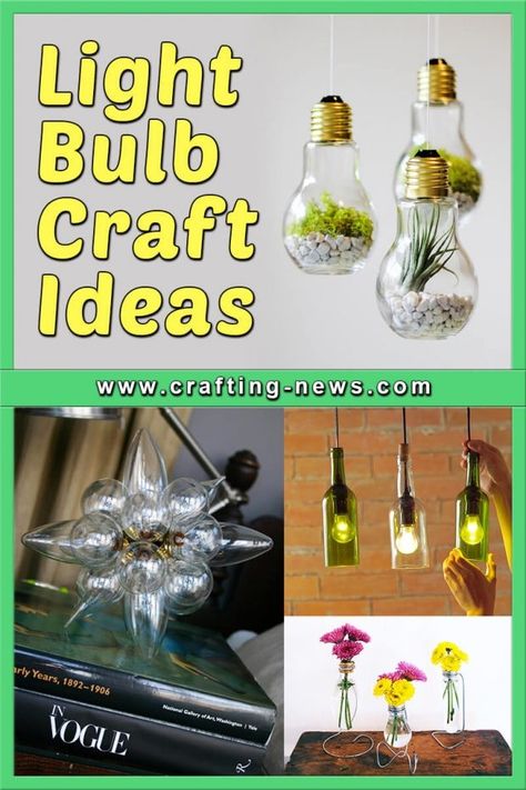 Christmas Light Bulb Crafts Diy Projects, Bulb Craft Ideas, Light Bulb Decorations, Bulb Craft, Recycled Light Bulbs, Light Bulb Crafts, Your Trash, Christmas Light Bulbs, Old Lights