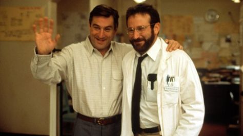 'Awakenings' Image - Robin Williams' Life in Photos | Rolling Stone Madame Doubtfire, Awakening Movie, Kramer Vs Kramer, Ray Kroc, Oliver Sacks, Awakenings Movie, Penny Marshall, Laverne & Shirley, The English Patient