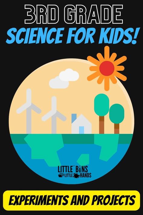 25 Science Projects for 3rd Graders | Little Bins for Little Hands Science Experiment For 3rd Grade, Science Experiment 3rd Grade, Grade 3 Science Experiments, Fun Science Lessons For 3rd Grade, Projects For 3rd Graders, 3rd Grade Science Worksheets Free Printable, Simple Science Projects, Science Third Grade, 3rd Grade Science Projects