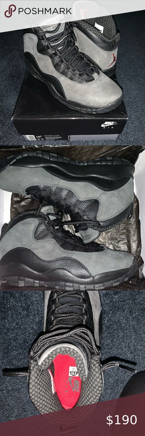 Air Jordan Retro 10 (Shadow) Never worn. Jordan Shoes Sneakers Jordan Retro 10, Air Jordan Retro, Jordan Black, Air Jordans Retro, Jordans For Men, Jordan Retro, Jordan Shoes, Mens Shoes Sneakers, Air Jordan