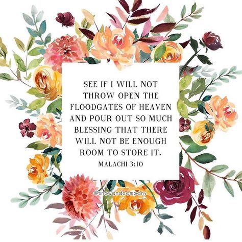 See if I will not throw open the floodgates of heaven and pour out so much blessing that there will not be enough room to store it. — Malachi 3:10 Floodgates Of Heaven, Malachi 3 10, Listening Ears, Fact Quotes, Kind Words, Word Of God, Mood Board, Book Cover, 10 Things