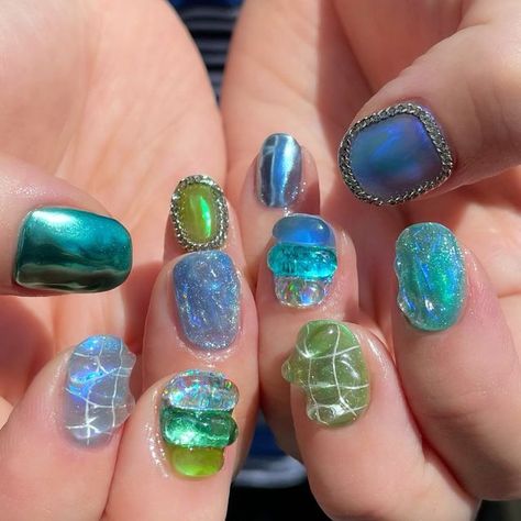 Outfit Ideas August, Cruise Nails, 2022 Nails, Asian Nails, Fantasy Nails, Stylish Nails Designs, Claw Nails, Crazy Nails, Clothing Outfit Ideas