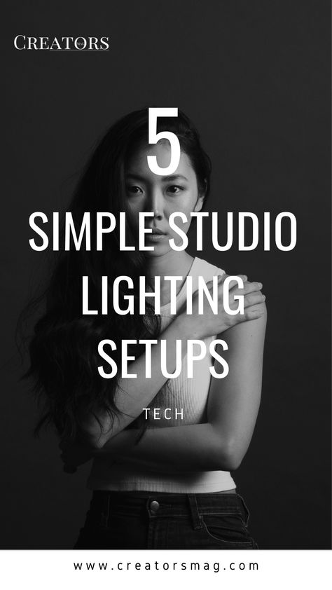 Home Studio Lighting Setup, Studio Portrait Lighting Setup, Photo Studio Lighting Setup, Studio Photoshoot Lighting Setup, One Light Setup Photography, Studio Light Setups Portrait Photography, Light Set Up Photography Studio Setup, Studio Set Up Photography, Editorial Lighting Setup