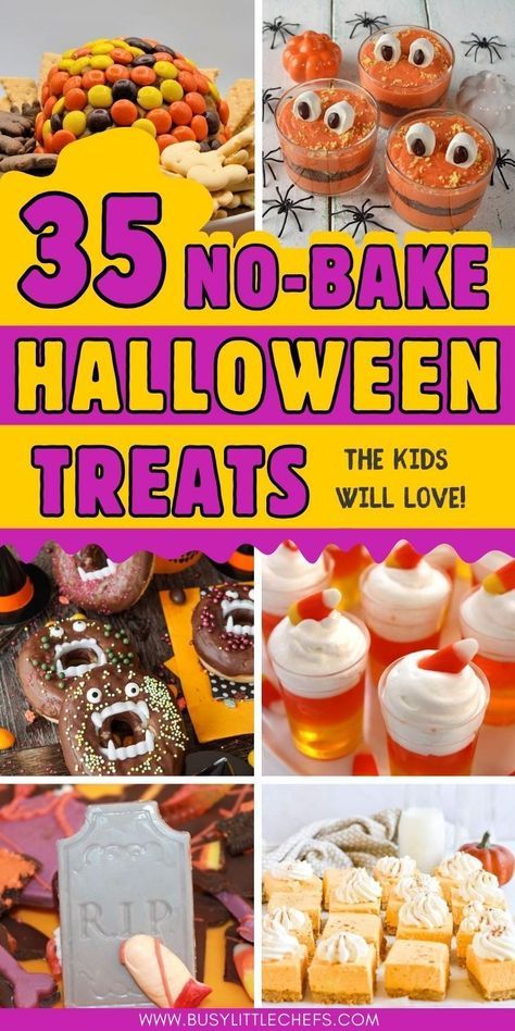 Easy Healthy Halloween Treats To Make, Easy Fun Halloween Snacks, Halloween Treats For Kids School Party, Halloween Cooking Ideas For Kids, Halloween Theme Snacks For Kids, October Snacks For Kids, Halloween Easy Treats To Make, Halloween Snacks For Kids To Make, Edible Halloween Crafts For Kids