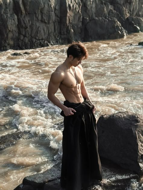 남성 근육, Buff Guys, Asian Male Model, Male Pose Reference, Male Models Poses, Men Abs, Handsome Asian Men, Body Reference Poses, Human Poses Reference