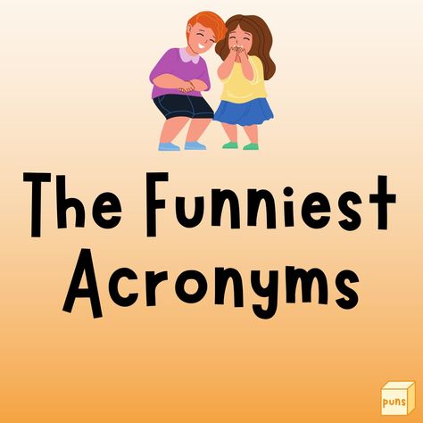 Acronyms are a kind of abbreviation. Some are serious, while others will make you laugh hard. Read and share funny acronyms for a good laugh. School Acronyms Funny, Acronyms Funny, Funny Abbreviations, Sarcastic Words Humor, Funny Acronyms, Acronym Words, Sarcastic Work Humor, Fat Humor, Sarcastic Words