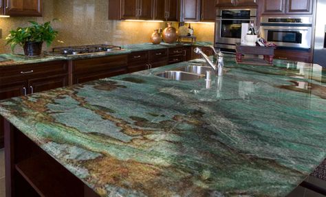 Granite Countertops | San Marcos | San Diego | Rancho Cucamonga Blue Granite Countertops, Replacing Kitchen Countertops, Types Of Countertops, Kitchen Countertop Materials, Blue Granite, New Countertops, Modern Home Furniture, Gorgeous Kitchens, Granite Kitchen