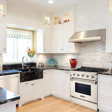 White kitchen appliances