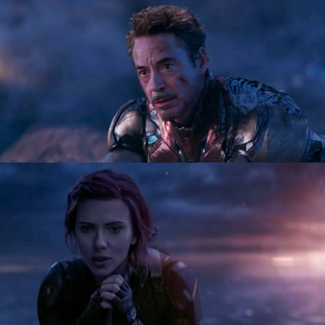 when they realized what they both have to do // iron man & black widow // tony stark & natasha romanoff // heart & soul Wanda And Black Widow, Tony Stark And Natasha Romanoff, Black Widow And Iron Man, Tony And Natasha, Iron Man And Black Widow, Captain Amerika, Avengers Icon, Icons Marvel, Marvel Wallpapers