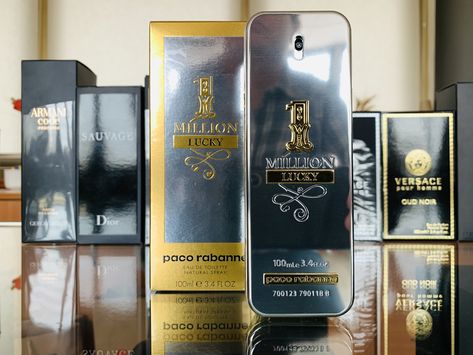 #1million #1millionlucky #lucky #onemillionperfume 1 Million Lucky, Best Fragrance For Men, Best Fragrances, One In A Million, 1 Million, Coffee Bag, Fragrance, Drinks, Coffee