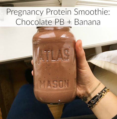 Pregnancy Protein Smoothie, Lush Desserts, Smoothie Chocolate, Chocolate Protein Smoothie, Pregnancy Snacks, Pregnancy Diet, Protein Smoothies, Shake Shake, Healthy Hormones