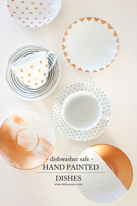 Painted Dishes, Diy Keramik, Profitable Crafts, Trending Crafts, Diy Dish, Hand Painted Dishes, Painted Plates, Crafts To Make And Sell, Mod Podge