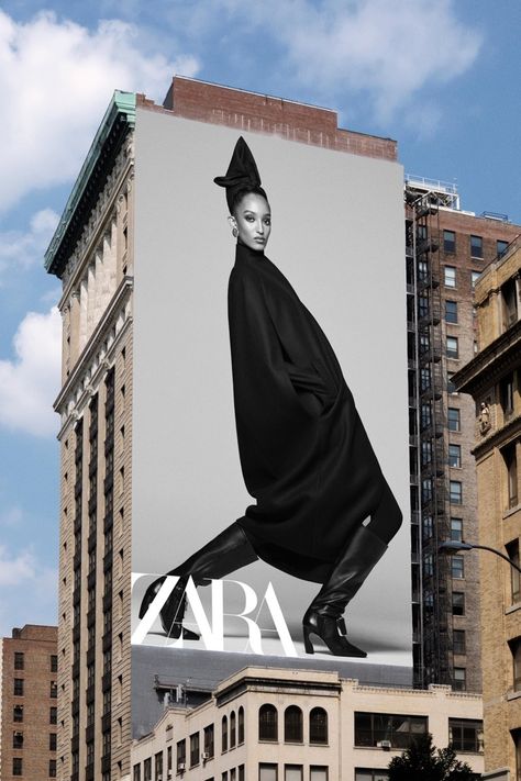 Zara Studio's Fall 2024 Campaign Takes Over Billboards Zara Models, Fabien Baron, Perfume Ad, Steven Meisel, Magda Butrym, Black N White Images, Beauty Editorial, Strike A Pose, Fashion Editor