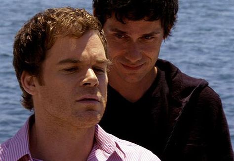 Dexter & Brother Brian Moser, Christian Camargo, Turn The Other Cheek, Parallel Lives, Michael C Hall, Metro Police, Dexter Morgan, Blood Brothers, Attractive People