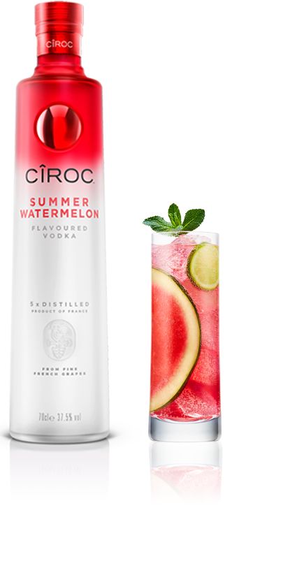 Ciroc Watermelon Recipes, Watermelon Recipes Drinks, Flavoured Vodka, Ciroc Vodka, Watermelon Drink, Cranberry Fruit, Twisted Recipes, Mixed Drinks Recipes, Watermelon Recipes