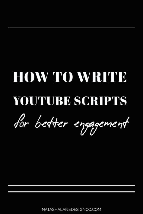 How To Write A Youtube Script, Youtube Video Script, Youtube Script, What To Talk About, Youtube Branding, Channel Ideas, Marketing Copywriting, Youtube Tips, Youtube Business