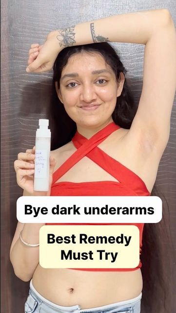 Underarm Darkness Remedies, Removing Dark Armpits, Video Dark, Best Skincare Brands, Skin Care Hacks, Underarm Whitening, Underarm Odor, Dark Armpits, Dark Underarms