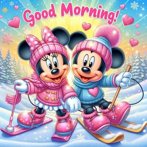 Mickey and Minnie Mouse Fan Group | Good morning 🌞🩵🩷 Cold Phrases, Minnie Mouse Pics, Mickey Mouse Wallpaper Iphone, Disney Best Friends, Minnie Mouse Images, Mickey Mouse Images, Minnie Mouse Pictures, Tissue Flowers, Mickey Mouse Pictures