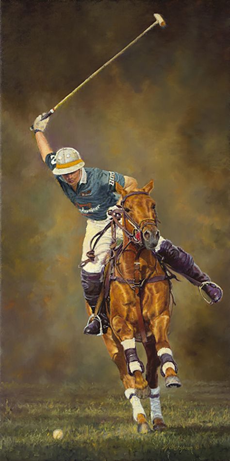 "Crescendo"© Kay Witherspoon, 24" x 12" oil on linen polo painting - Available Diy Horse Barn Ideas, Polo Painting, Horse Barn Ideas, Diy Horse Barn, Horse Canvas Painting, Diy Horse, Sports Painting, Polo Horse, Really Cute Puppies