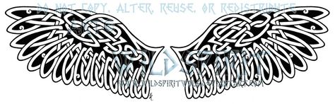 Celtic wings Owl Wings Tattoo, Celtic Owl, Owl Wings, Sca Garb, Clover Tattoos, Micron Pen, Phoenix Design, Wing Tattoo, Journal Entry